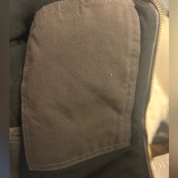 Berne Original Washed Quilt Lined Hooded Jacket charcoal 10-12 tiny flaw pocket - Picture 8 of 9